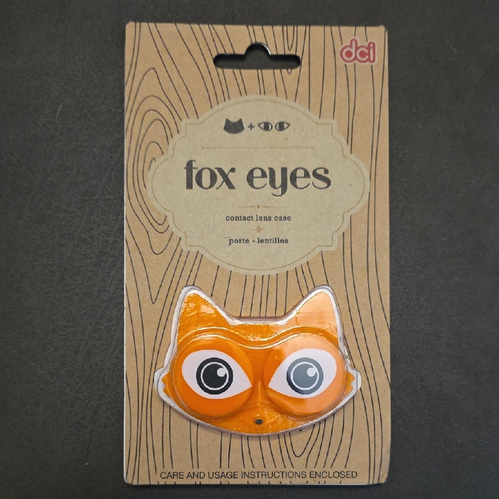 (J20) DCI Fox Contact Lens Case (Prescription)